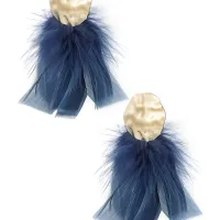 Cercei Feather Bloom Navy_0