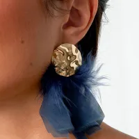 Cercei Feather Bloom Navy_1