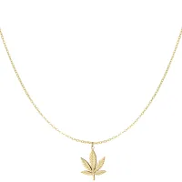Colier Canna Leaf_0