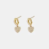 Cercei Crystal Heart Swing_0